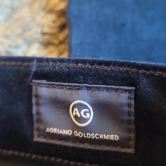 NWT! Anthropologie $215 AG Adriano Goldschmied The Mari Tuxedo Stripe Pants 25 - Picture 3 of 12